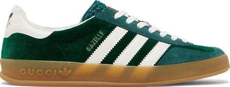 gazelle gucci green|Gucci gazelle green suede.